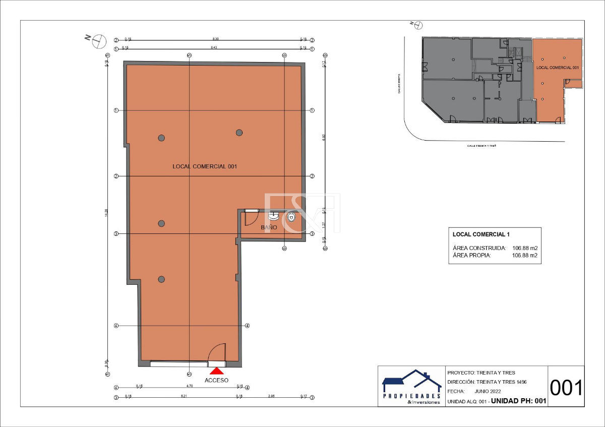 Local Comercial ID.1417 - Alquiler Local Comercial al frente Unidad 01 Ciudad Vieja