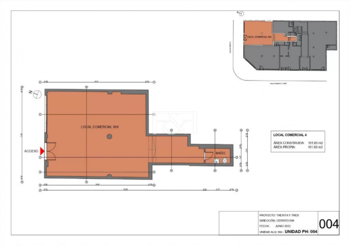 Local Comercial ID.1420 - Alquiler Local Comercial al frente Unidad 04 Ciudad Vieja
