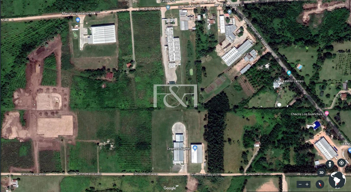 Terreno ID.1238 - Excelente Terreno Cno Cabrera 17180M² paralelo Perimetral