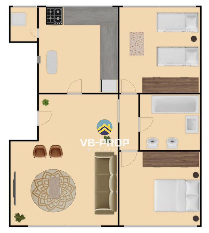 Apartamento ID.382 - Venta apartamento 2 dormitorios cordón 