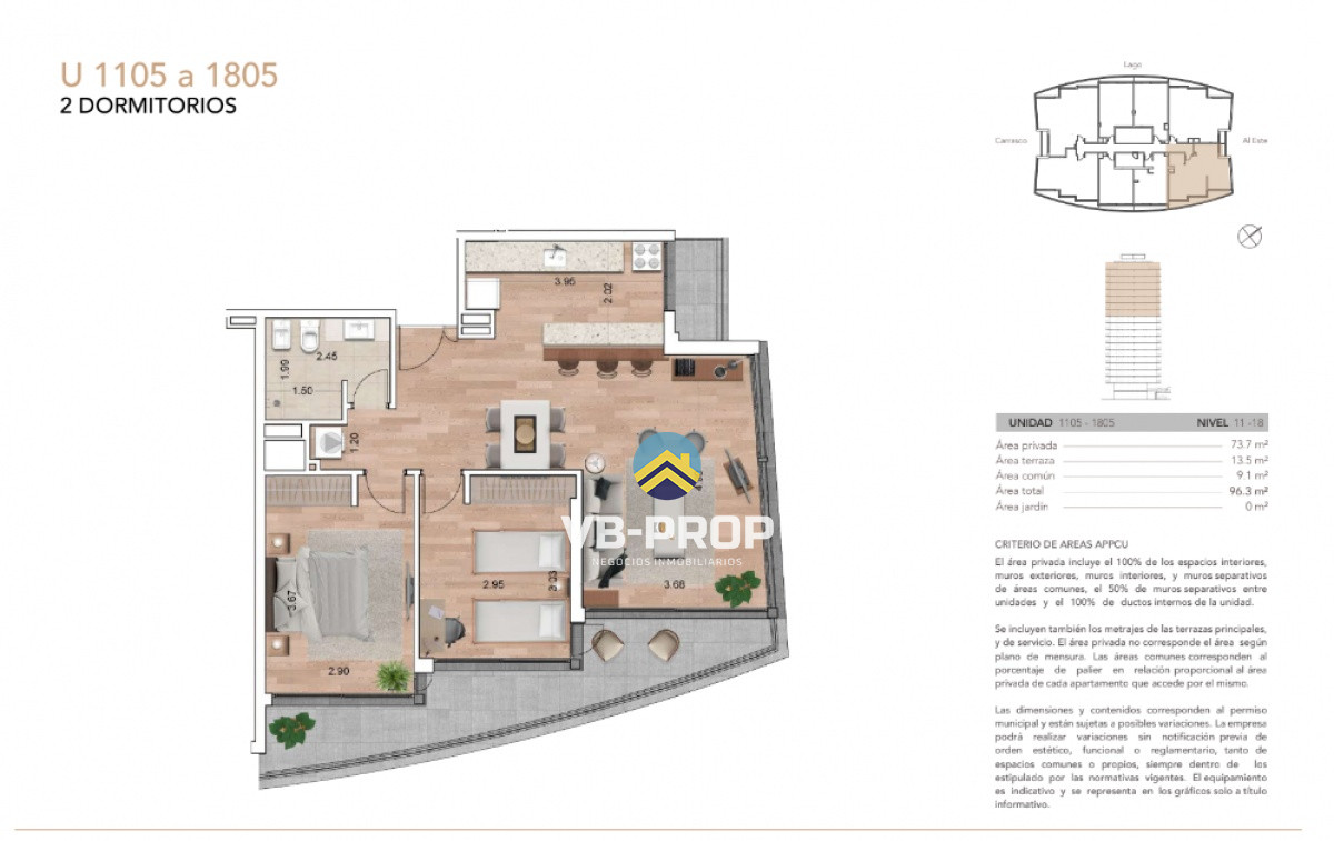 Apartamento ID.128 - Ventura Tower - Carrasco 