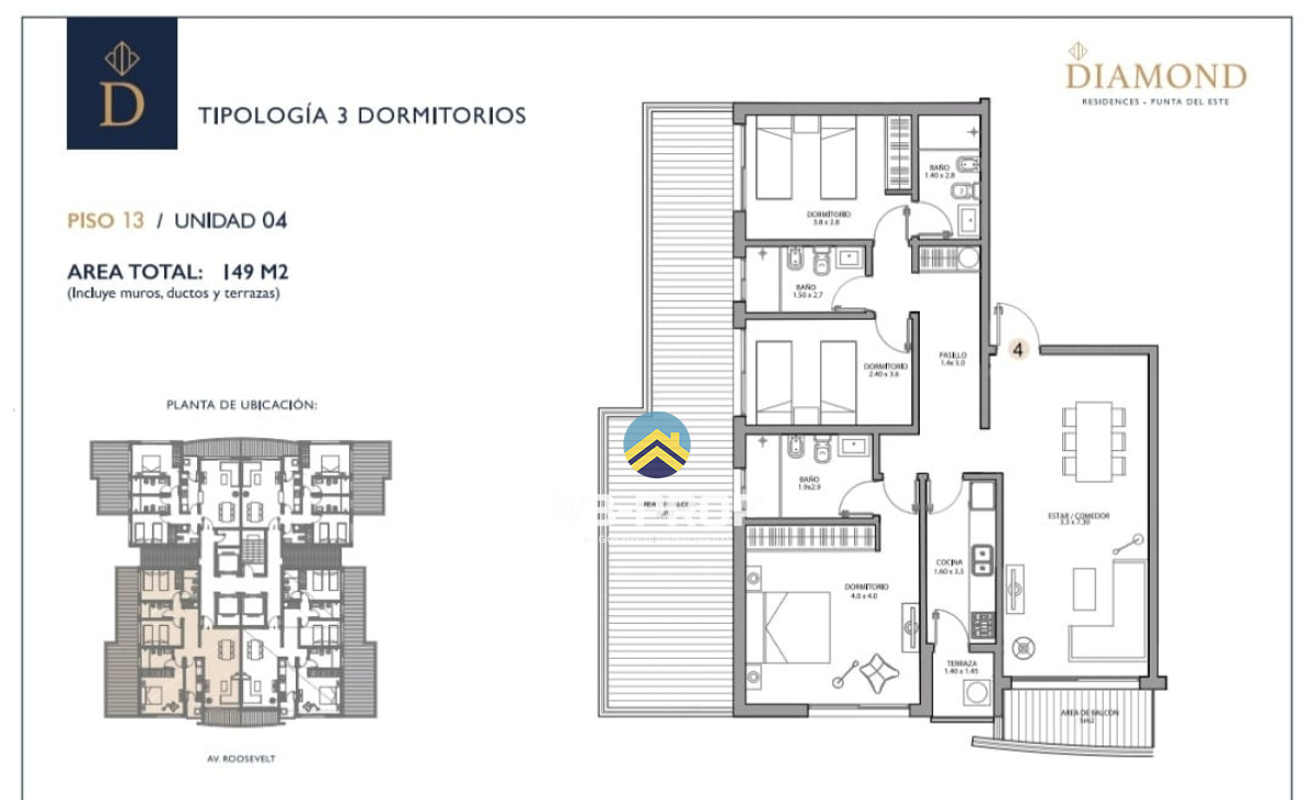 Apartamento ID.65 - Apartamento en Punta del Este, Roosevelt