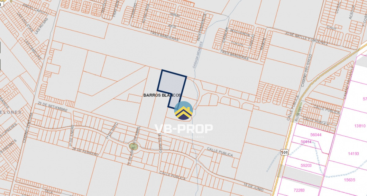 Terreno ID.206 - Venta terreno barros blancos 3hás logística ruta 101