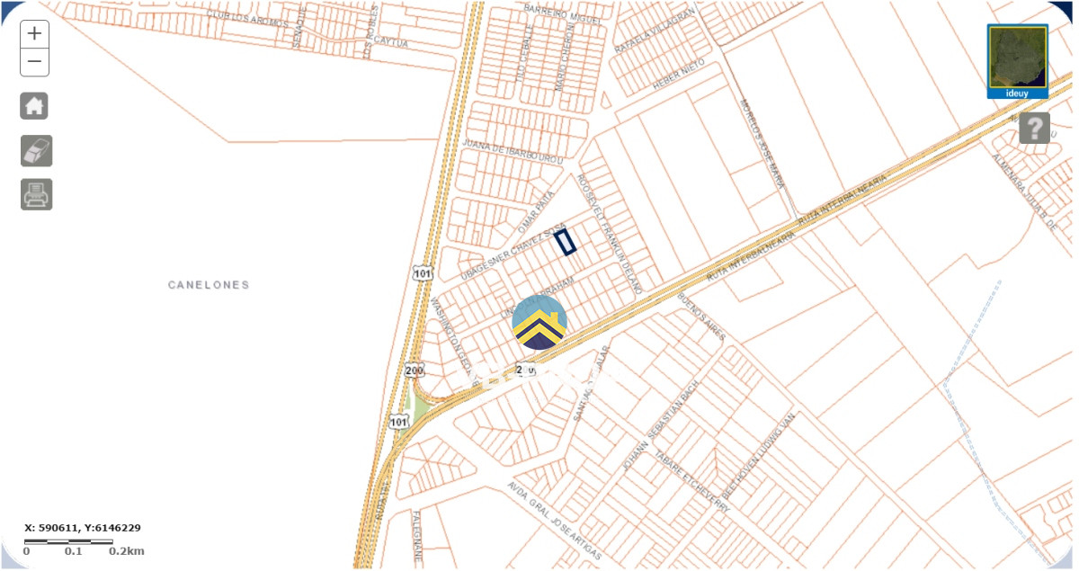 Terreno ID.341 - Venta terreno Santa Teresita Canelones Ruta 101 
