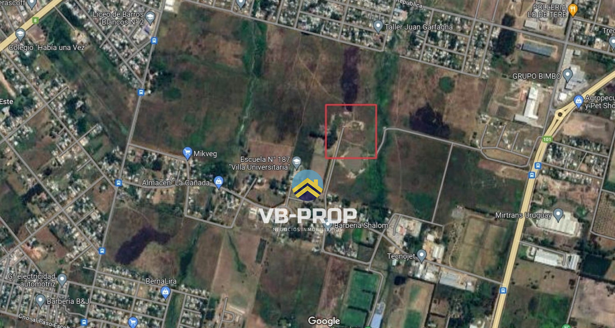 Terreno ID.206 - Venta terreno barros blancos 3hás logística ruta 101