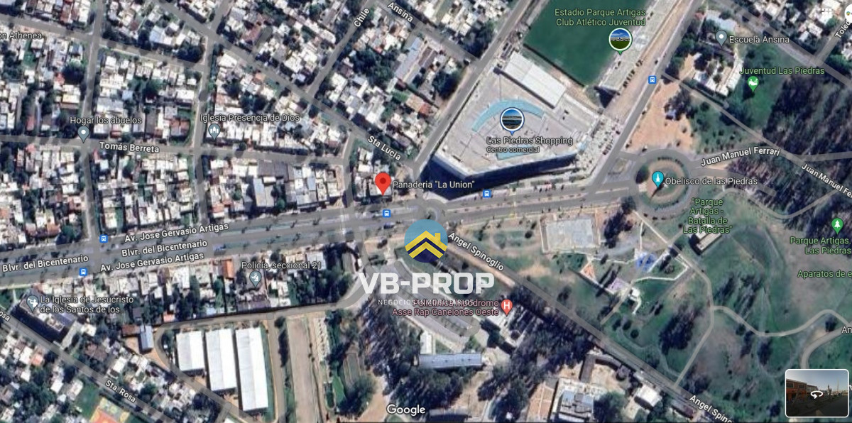 Terreno ID.338 - Venta terreno local comercial Las piedras, Shopping ,Hipódromo 