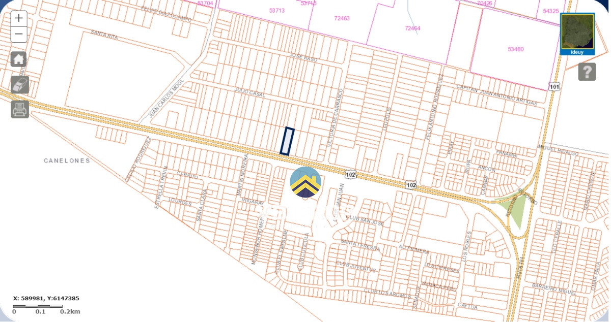 Terreno ID.334 - Terreno venta colonia nicolich ruta 102 canelones 