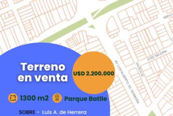 VENTA TERRENO PARQUE BATLLE LA BLANQUEADA