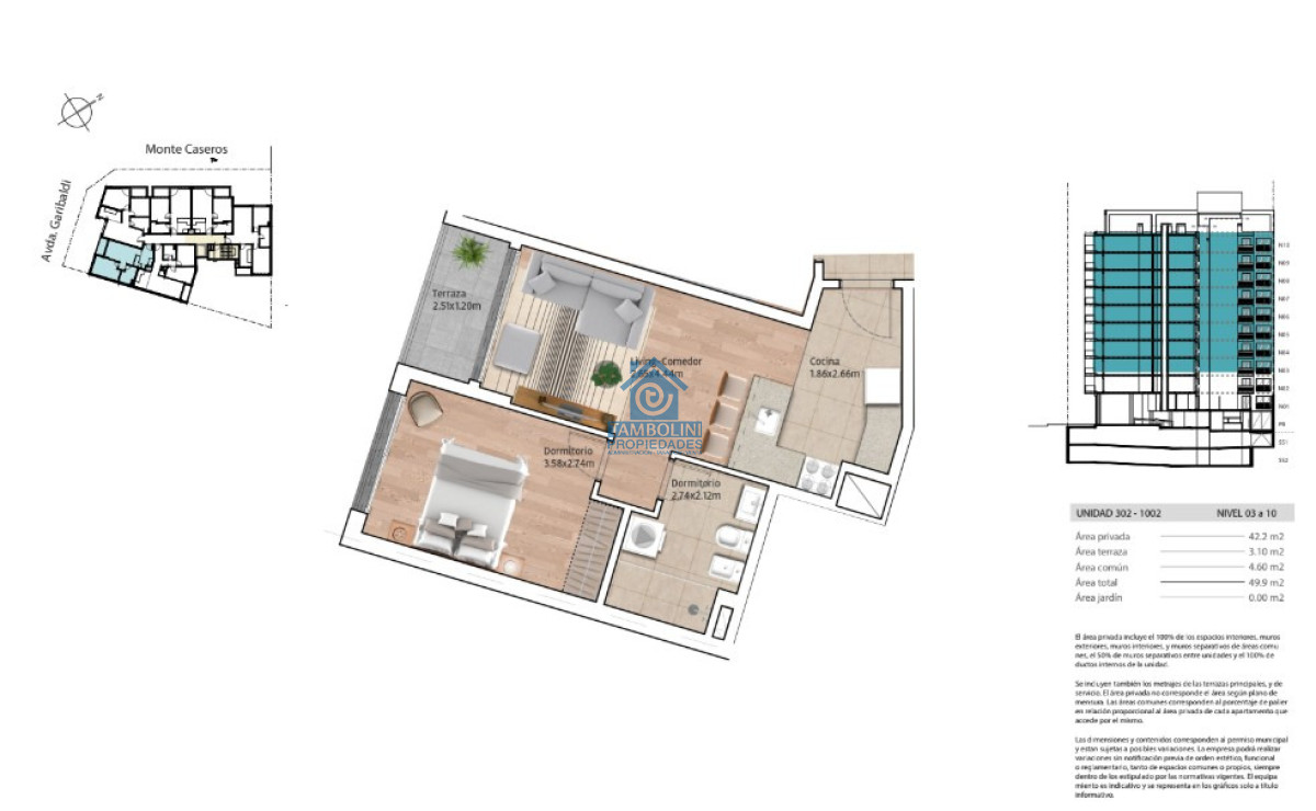 Apartamento ID.1021 - Alquiler Anual Tres Cruces 