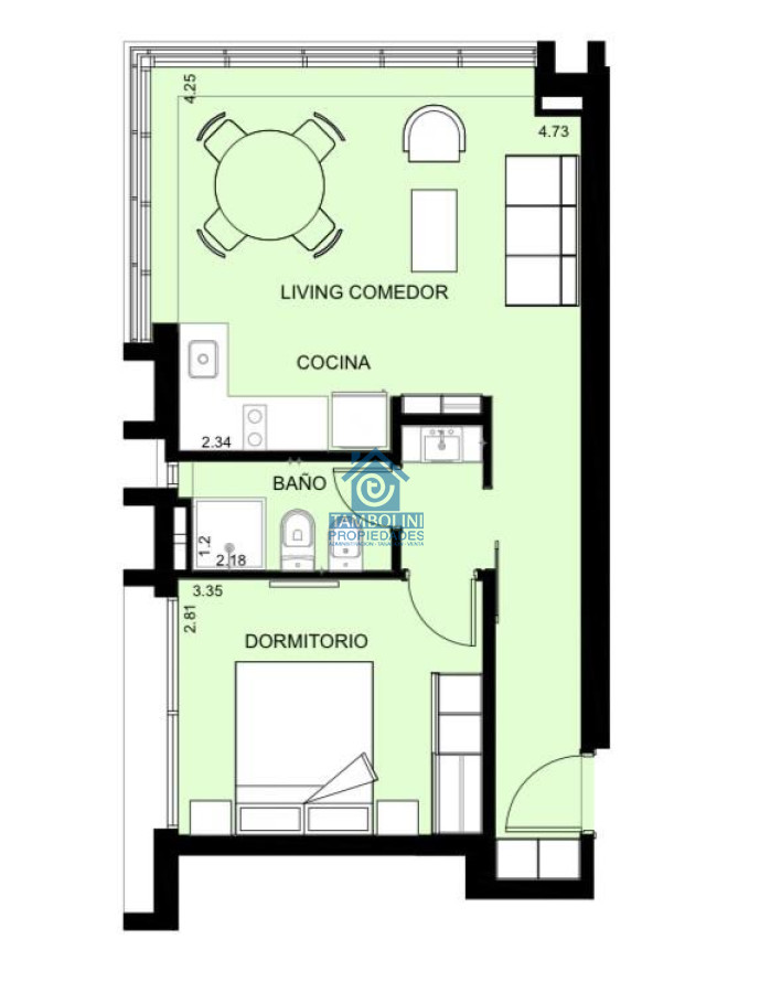 Apartamento ID.620 - Venta Departamento 1 Dormitorio Punta del Este - Magníficas Vistas 