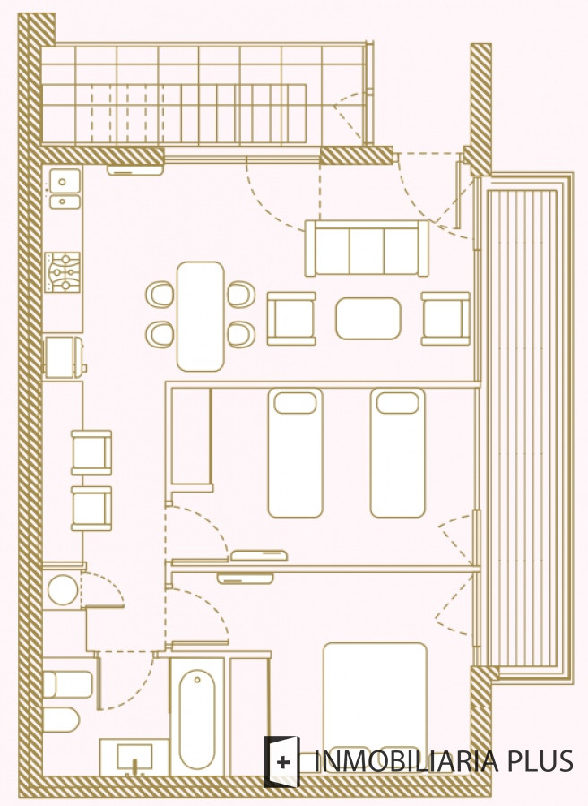 Apartamento ID.908 - Venta de Apartamento u Oficina a estrenar con 2 Dormitorios y servicios barbacoa, piscina y más en Ciudad Vieja