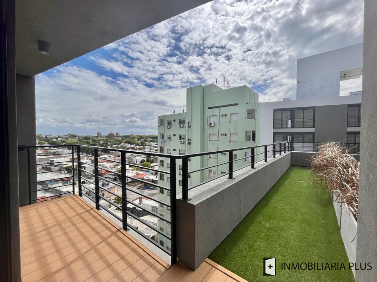 Apartamento ID.1460 - Alquiler de Apartamento de 1 Dormitorio con Terraza propia, Garaje, Barbacoa, Gym y más servicios 
