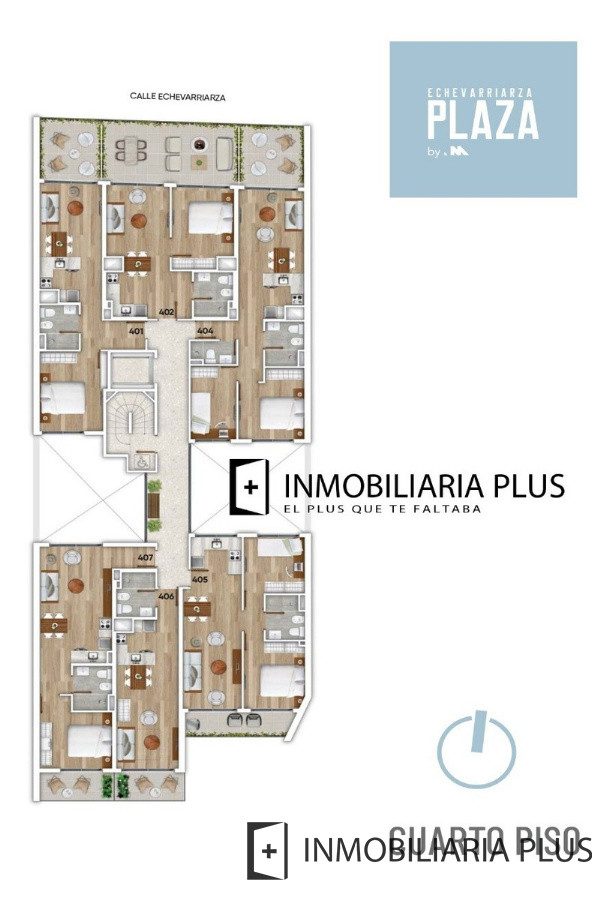 Apartamento ID.111 - Apartamento De 2 Dormitorios En Pocitos Desde U$s 204.695 Con Barbacoa, Parrillero, Terraza, Lavadero, Garajes, Gym Y Con Financiación Propia además De Muy Bajos Gastos Comunes $ 7000.