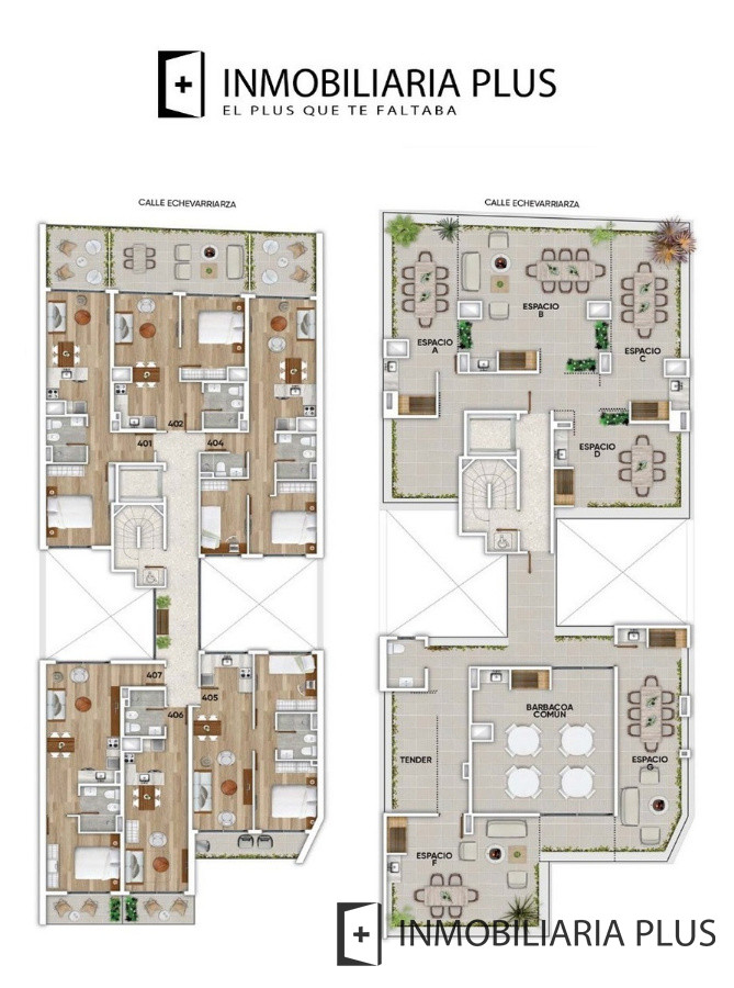Apartamento ID.111 - Apartamento De 2 Dormitorios En Pocitos Desde U$s 204.695 Con Barbacoa, Parrillero, Terraza, Lavadero, Garajes, Gym Y Con Financiación Propia además De Muy Bajos Gastos Comunes $ 7000.