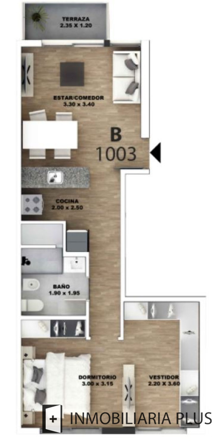 Apartamento ID.696 - Venta de Apartamento a estrenar con servicios barbacoa, piscina y más  C8331001