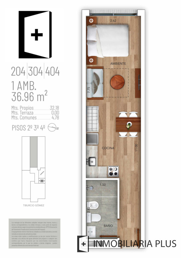 Apartamento ID.1555 - Alquiler de Apartamento en Pocitos con garaje del WTC de Montevideo