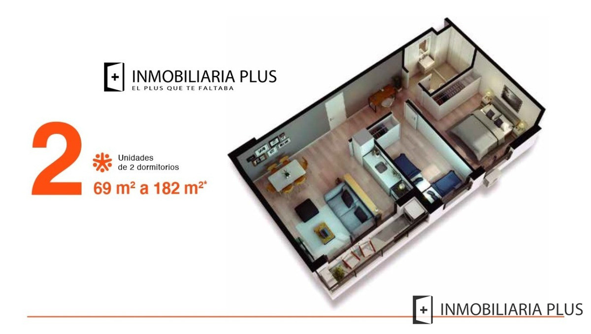 Apartamento ID.181 - 2 Dormitorios A Estrenar En 3 Cruces U$s 36.514 De Entrega A 5 Del Shopping Todos Los Servicios En La Zona De Tres Cruces