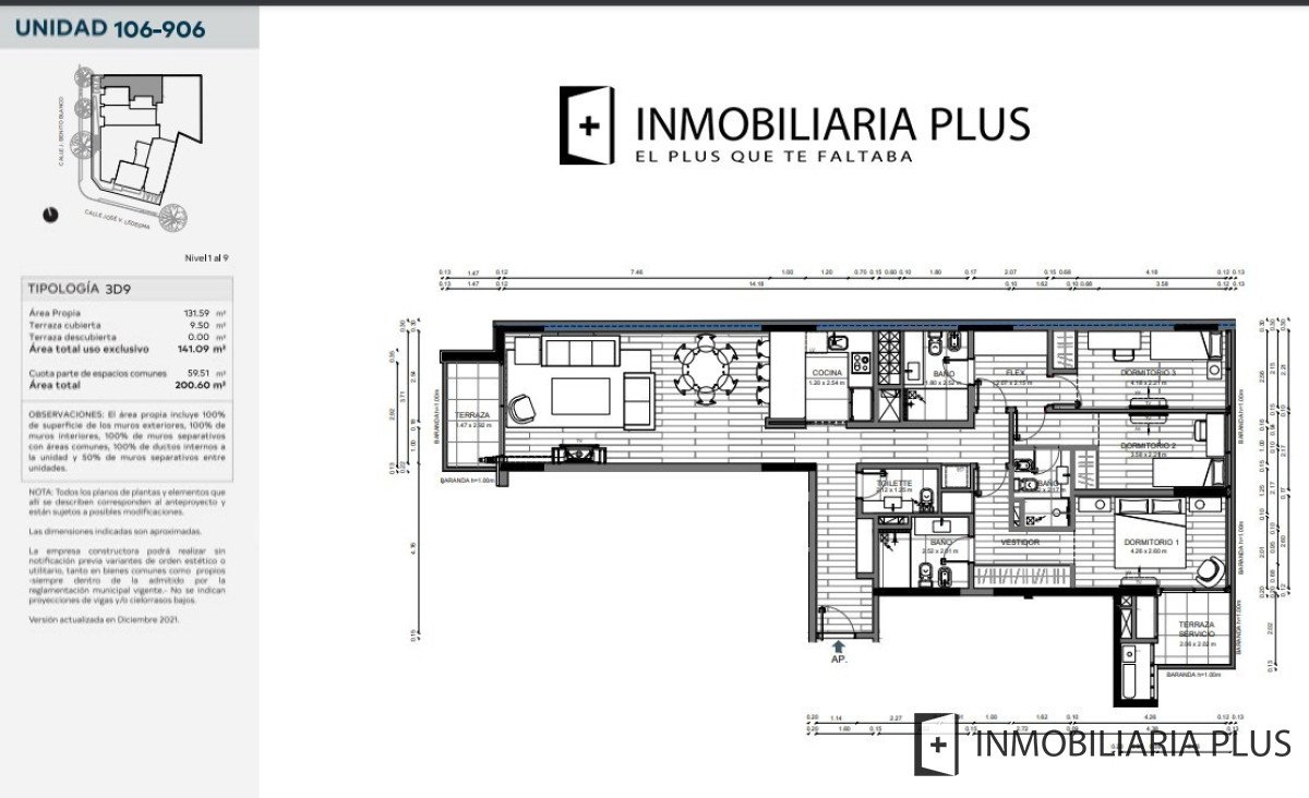 Apartamento ID.200 - Apartamento De 200m2 Con 3 Dormitorios En Villa Biarritz Desde U$s 99.000 De Entrega, 80% Financiado Sin interés.