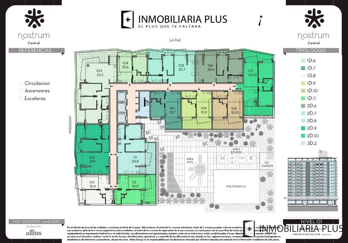 Apartamento ID.219 - Apto De 76 M2 Con 2 Dormitorios Desde U$s 151.242 A Estrenar En El Centro De Montevideo Con Vista A La Bahía Con Todos Los Servicios Y Ley De Vivienda Promovida 