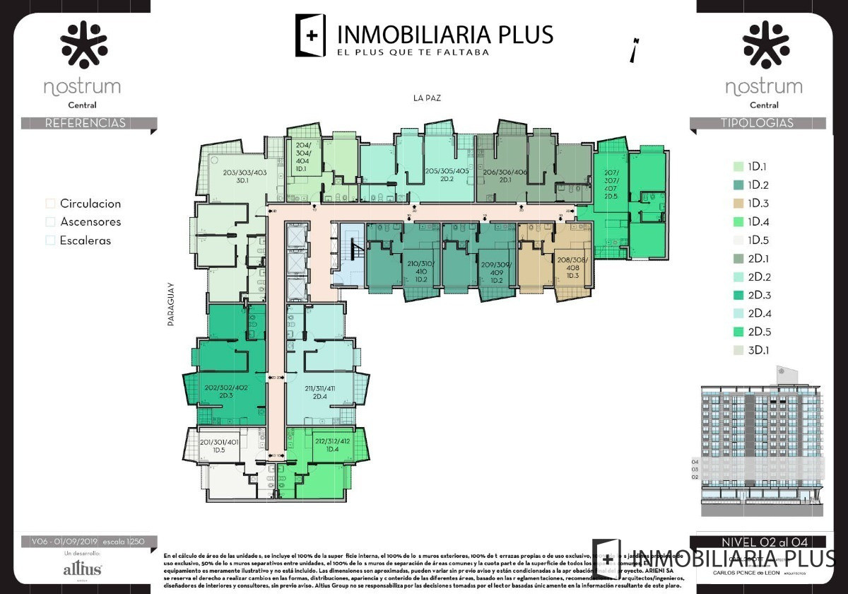 Apartamento ID.219 - Apto De 76 M2 Con 2 Dormitorios Desde U$s 151.242 A Estrenar En El Centro De Montevideo Con Vista A La Bahía Con Todos Los Servicios Y Ley De Vivienda Promovida 