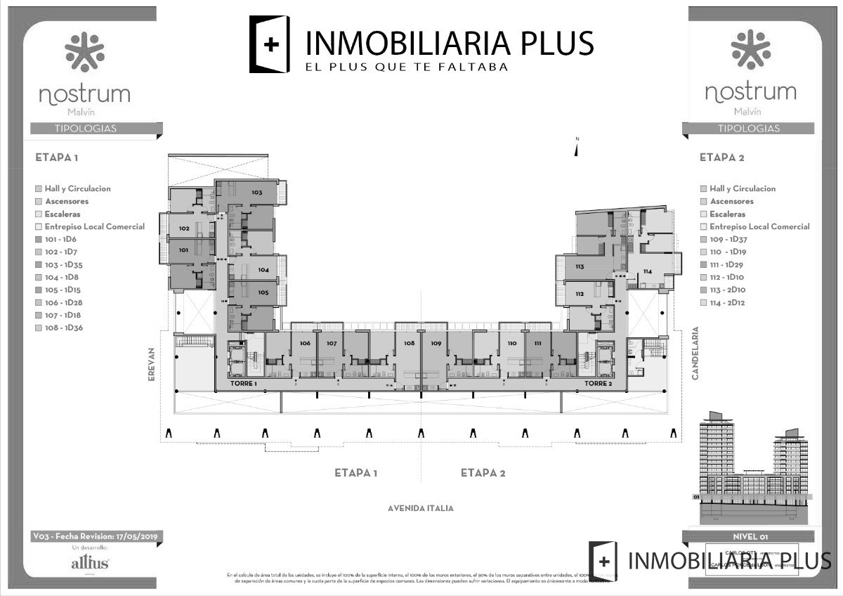 Apartamento ID.227 - Apartamento De Un Dormitorio A Estrenar En Malvín Desde U$s 24.103 De Entrega Bajos Gastos Sobre Avda. Italia Con Gym, Barbacoas, Y Mucho Más  Servicios Y Vivienda Promovida En Montevideo