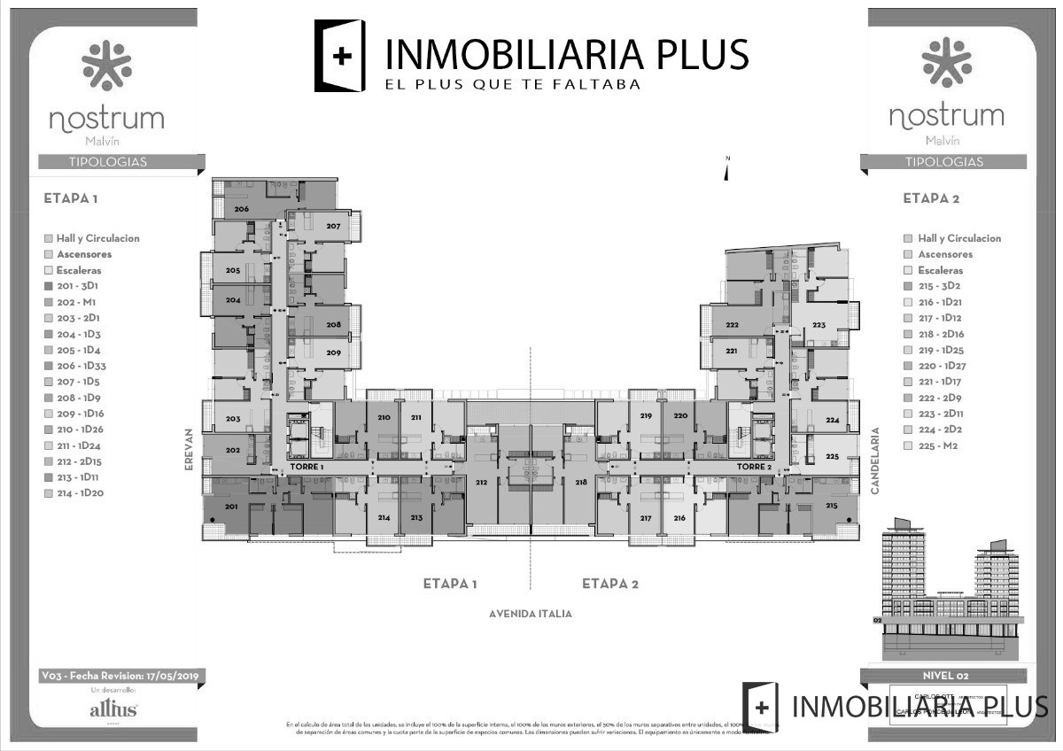 Apartamento ID.227 - Apartamento De Un Dormitorio A Estrenar En Malvín Desde U$s 24.103 De Entrega Bajos Gastos Sobre Avda. Italia Con Gym, Barbacoas, Y Mucho Más  Servicios Y Vivienda Promovida En Montevideo