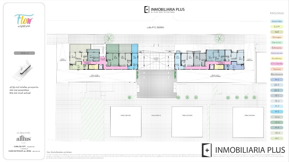 Apartamento ID.256 - Apartamento De Bajos Gastos A Estrenar A 1 Cuadra Del Shopping Tres Cruces Desde U$s 20.123 De Entrega Sobre P. Berro Con Todos Los Servicios En Montevideo
