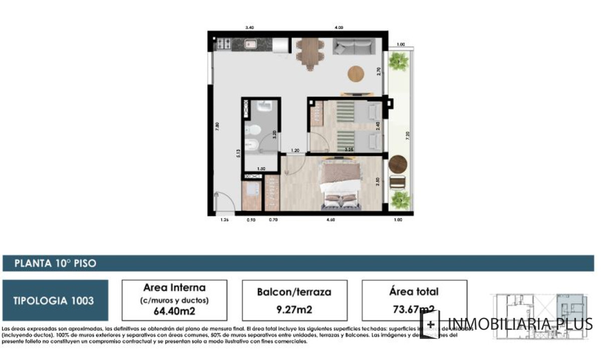 Apartamento ID.804 - Vendo apartamento en Cordón