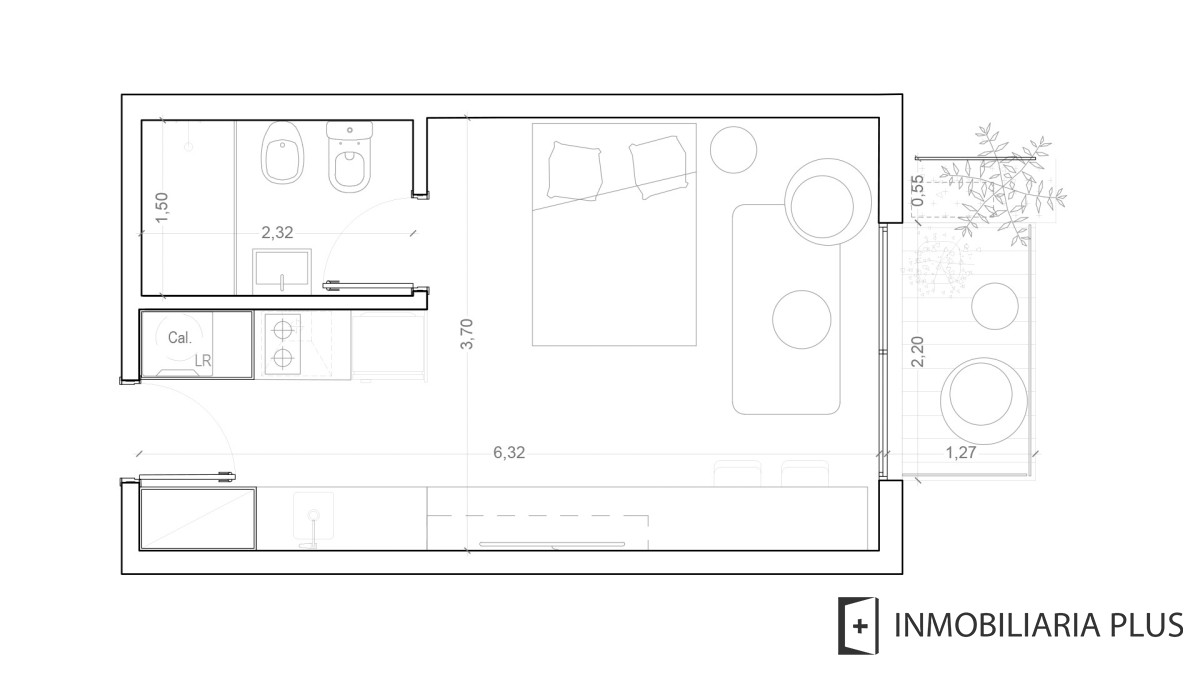 Apartamento ID.1678 - Venta de Apartamento a estrenar vivienda promovida en el La Blanqueada de Montevideo