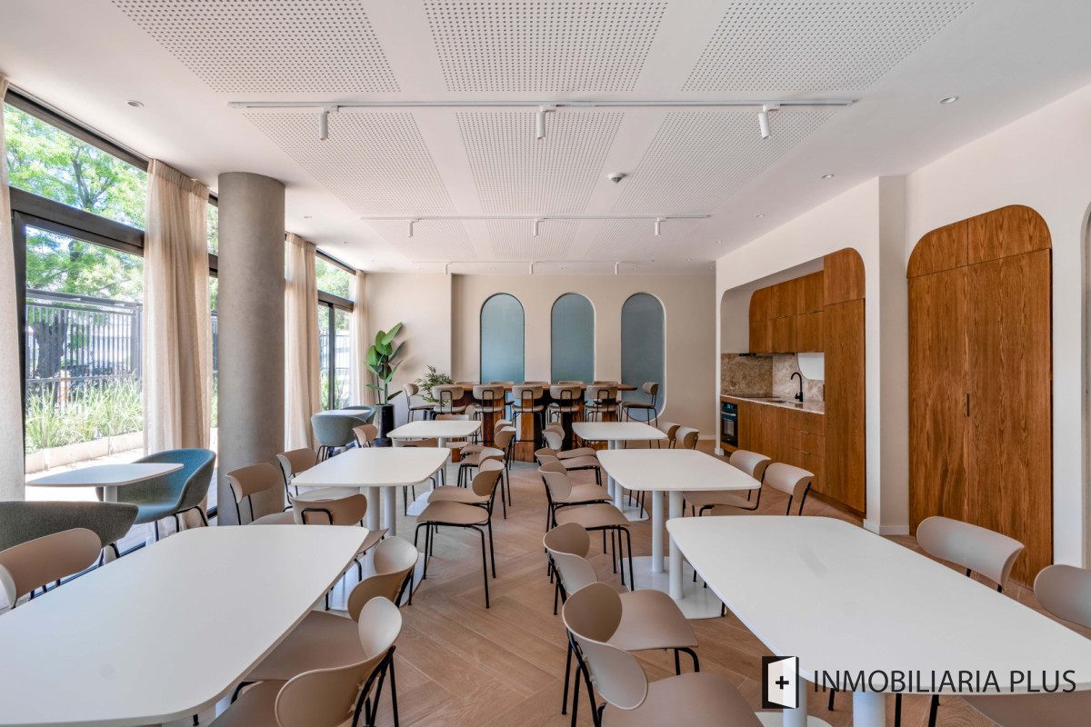 Apartamento ID.1516 - Alquiler de Apartamento de 1 Dormitorio con garaje en La Blanqueada con Gym, Barabacoas, Pet Friendly y más