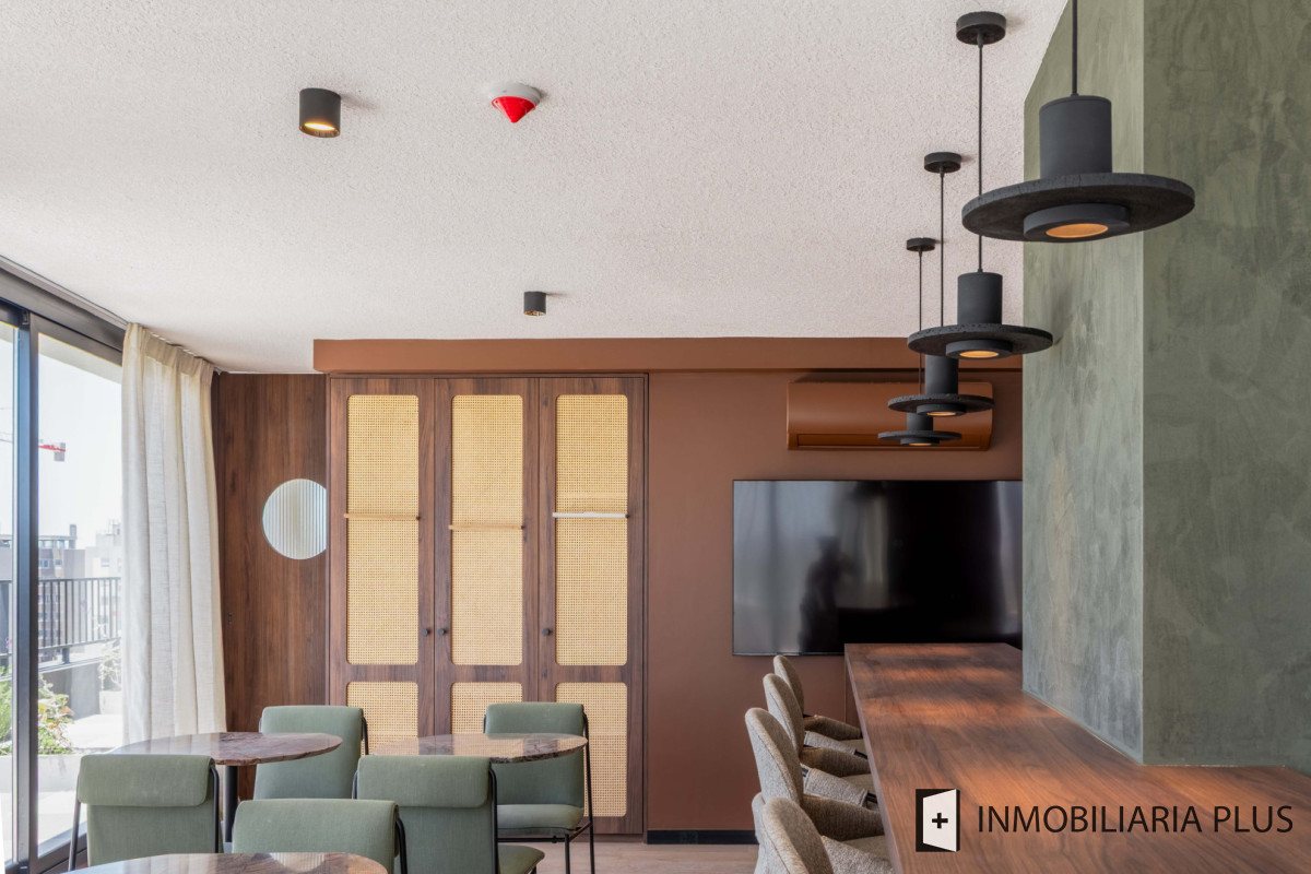 Apartamento ID.1516 - Alquiler de Apartamento de 1 Dormitorio con garaje en La Blanqueada con Gym, Barabacoas, Pet Friendly y más