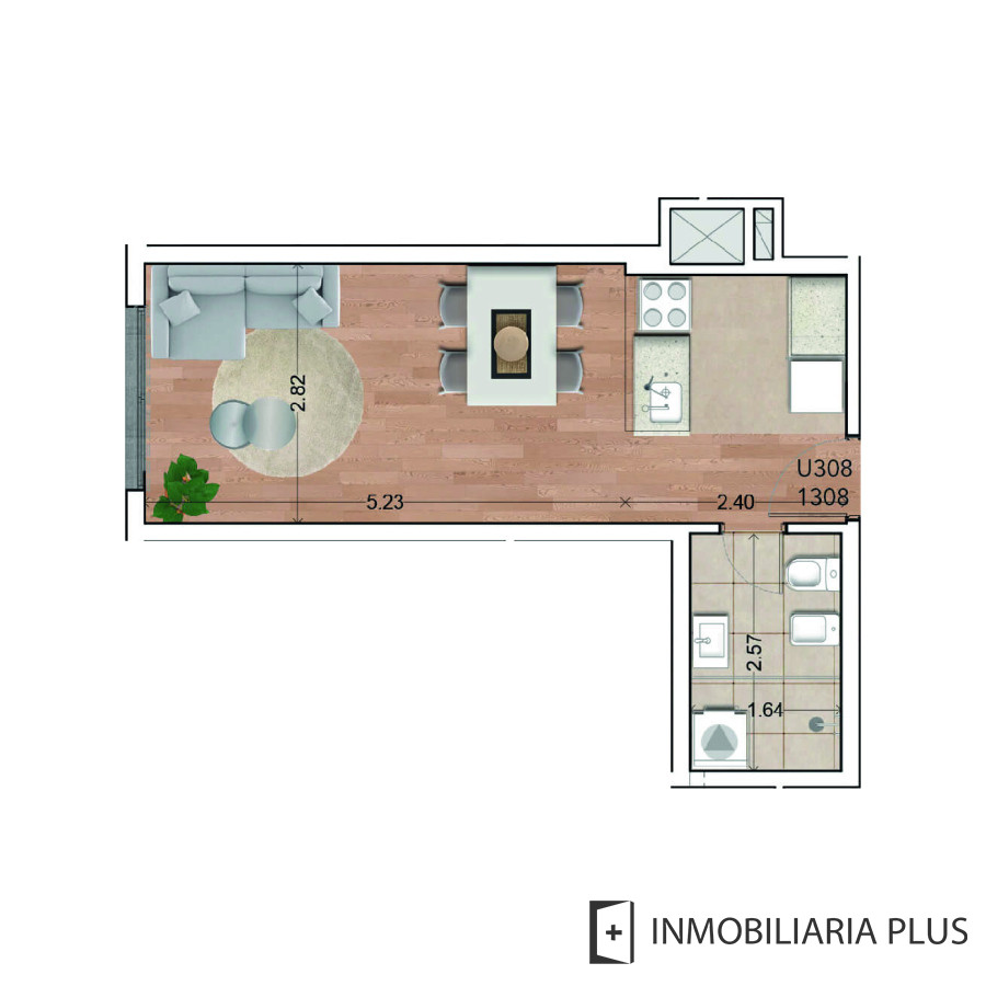 Apartamento ID.1473 - Alquiler de apartamento en Parque Rodó con Gym, Barbacoa, Co-work, sala de estudios a pasos de la Rambla.