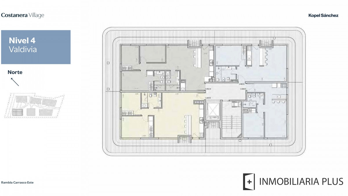 Apartamento ID.369 - VENTA de Apartamento COSTA Sobre la primera línea al mar en la Ciudad de la COSTA C846-2D102D 2 Dormitorios con GARAJE