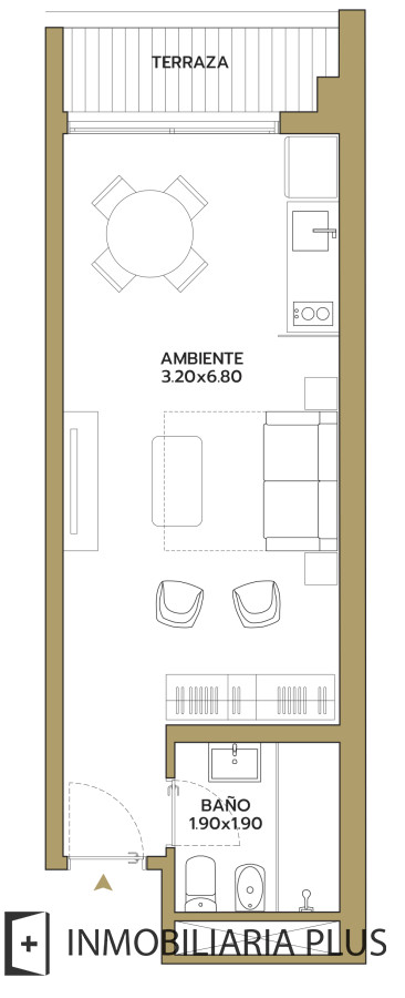 Apartamento ID.951 - Venta de Apto en Pocitos con Barbacoa, Gym, Lavadero y más.