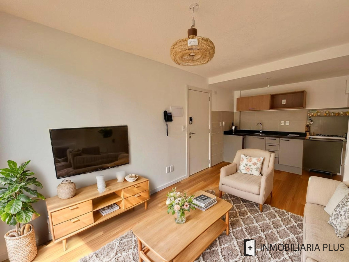 Apartamento ID.1460 - Alquiler de Apartamento de 1 Dormitorio con Terraza propia, Garaje, Barbacoa, Gym y más servicios 