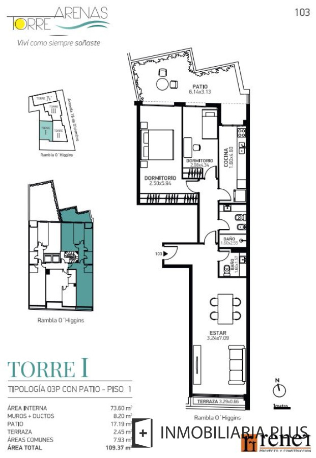 Apartamento ID.1091 - Alquiler de apartamento en playa de Malvín con 2 dormitorios y Amenities Piscinas, Gym, Barbacoas, Parrillero y más