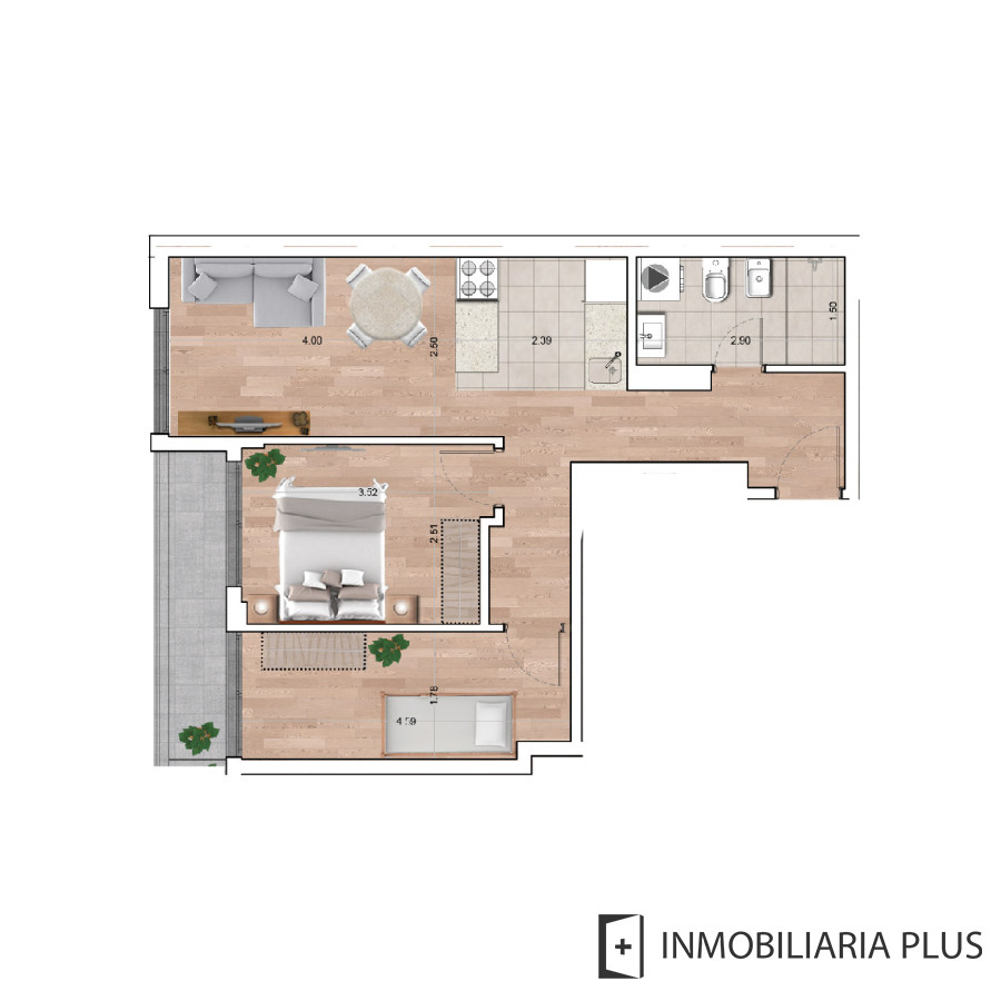 Apartamento ID.1223 - Apartamento en Venta de 2 Dormitorios con Barbacoa, Gym, Cowork y más