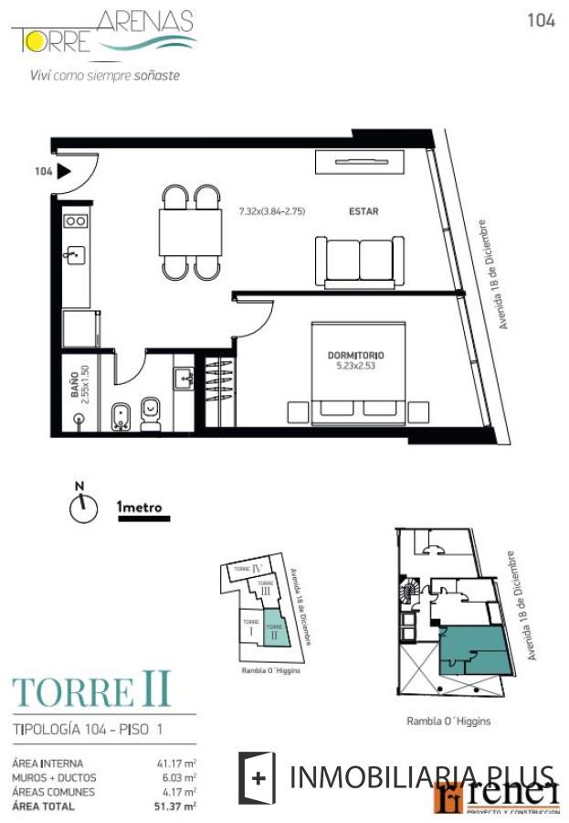 Apartamento ID.1088 - Alquiler de Apto Frente al Mar !! con 1 Dormitorio a estrenar CON VISTA A LA RAMBLA de Malvín con piscina, barbacoa, gym y más servicios