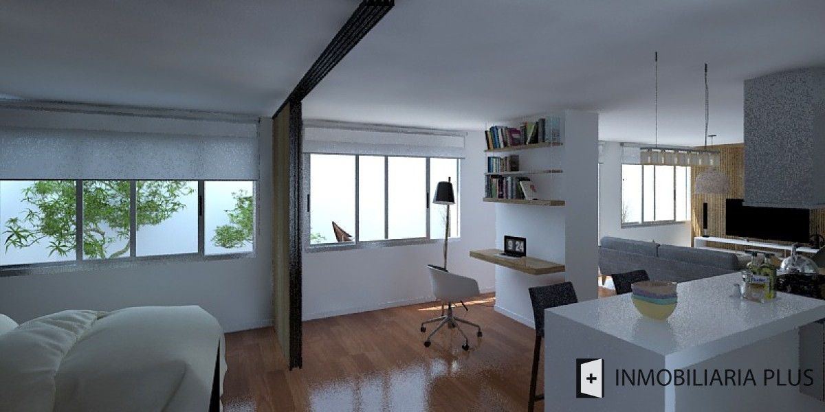 Apartamento ID.324 - Apartamento de 2 Dorm u Oficina en el Centro de Montevideo con 93m2 C827-101