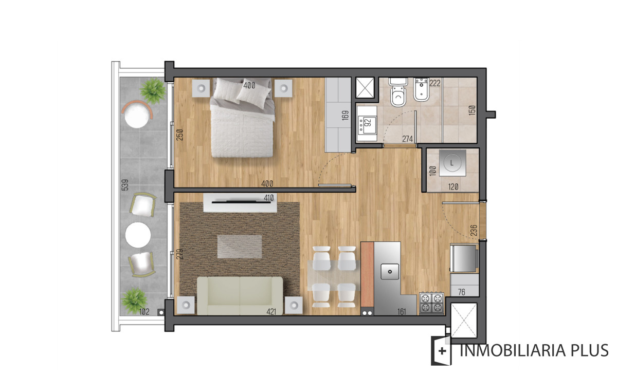 Apartamento ID.1357 - Apartamento en Venta a estrenar en Tres Cruces con Barbacoa, Gimnasio, CoWork, Lavadero y más Montevideo