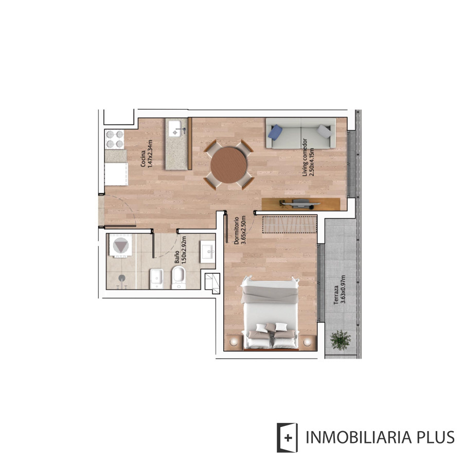 Apartamento ID.1282 - Venta de apartamento en Cordón con Gym, Barbacoa, Parrillero, Solarium y más