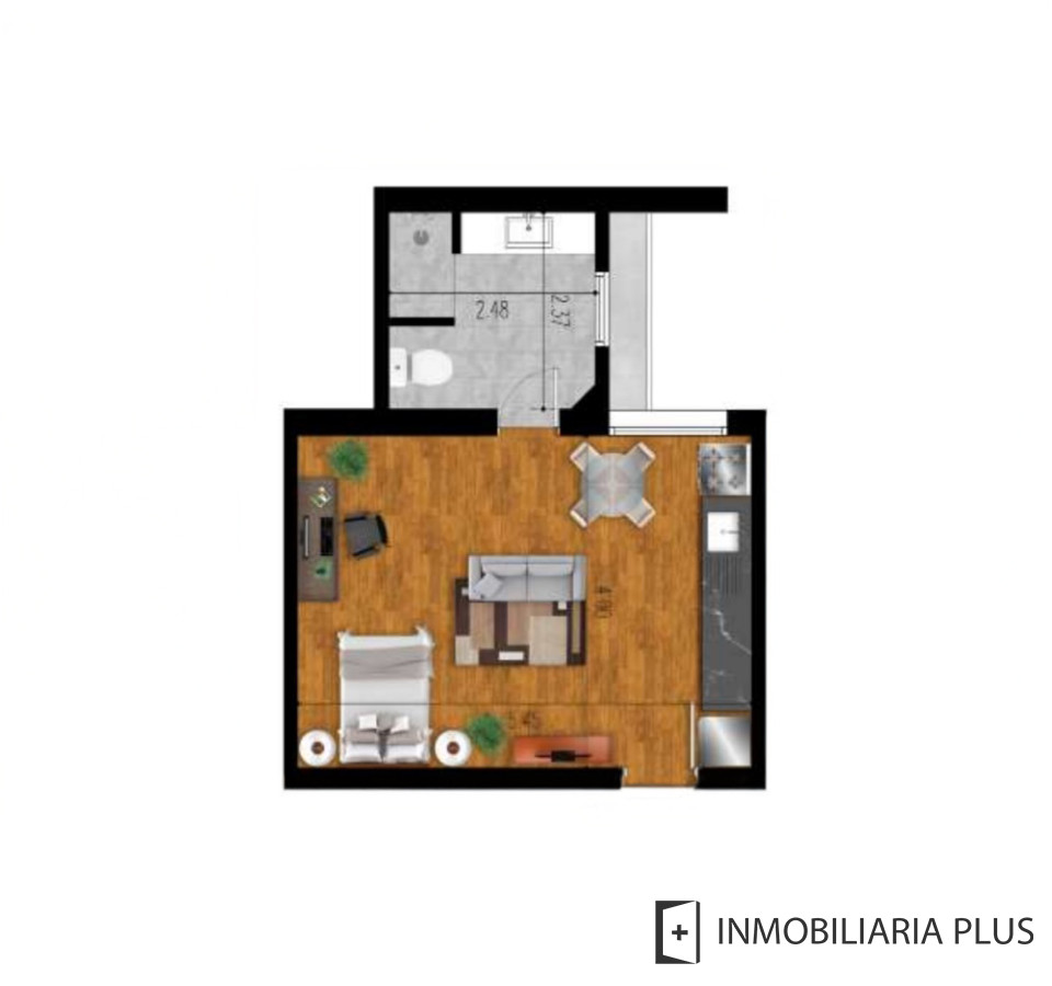 Apartamento ID.1292 - Apartamento en Venta en el Ciudad Vieja de Montevideo con barbacoa y depósito a pasos de la Rambla y Av. 18