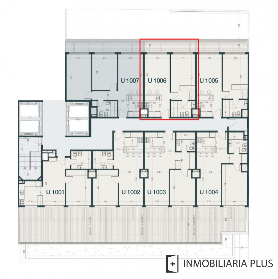 Apartamento ID.480 - Venta de Apartamento de 1 Dormitorio a Estrenar en Parque Rodó con Barbacoa, Gym y más. C900A-1006