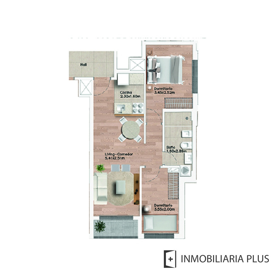 Apartamento ID.1333 - Venta de Apartamento de 2 Dormitorios en La Blanqueada con Gym, Barbacoa y más a pasos de Av. 8 de Octubre