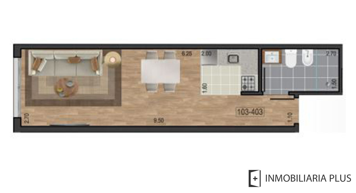 Apartamento ID.1301 - Apartamento en Venta en Pocitos con Barbacoa, Lavadero y más a pasos de la Rambla de Montevideo
