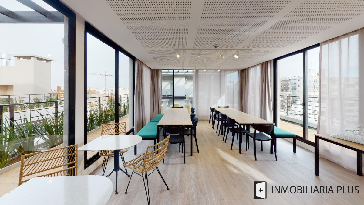 Apartamento ID.1097 - Venta de Apartamento 2 Dormitorios en Tres Cruces a pasos de 18 con Barbacoa, Gym, Cowork y más