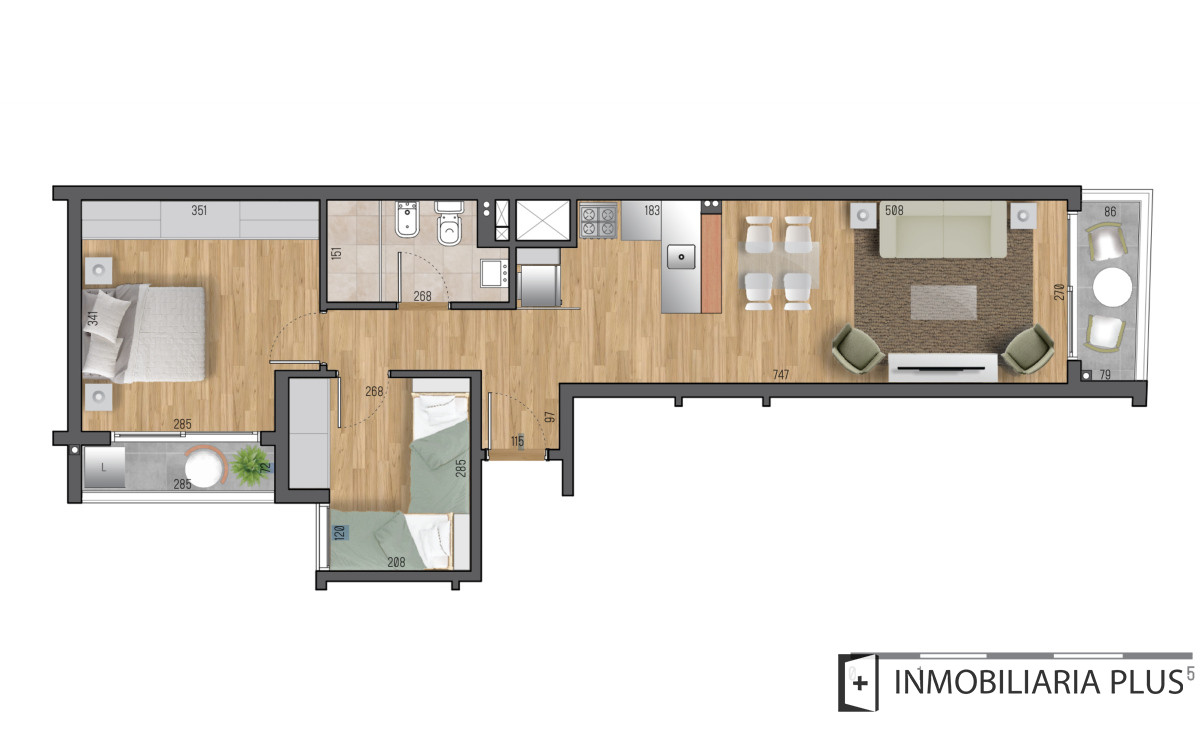Apartamento ID.1358 - Apartamentos en Venta de 2 Dormitorios en Tres Cruces, con barbacoa, gym, cowork, parrilleros y más en Montevideo