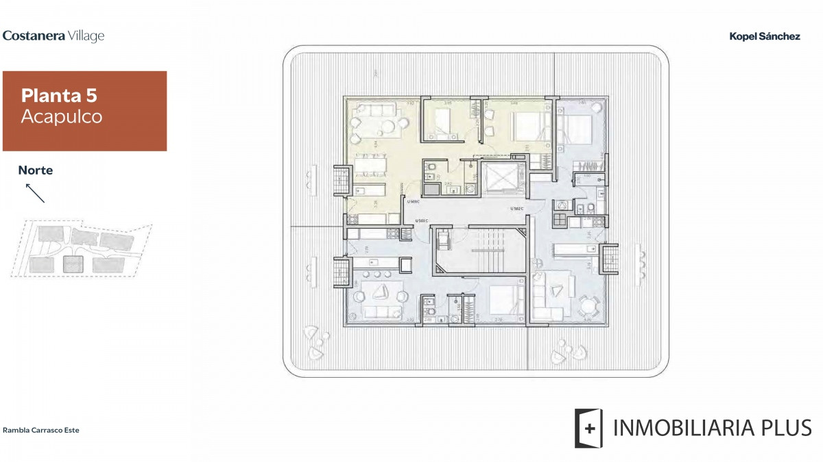 Apartamento ID.377 - VENTA de Apartamento COSTA Sobre la primera línea al mar en la Ciudad de la COSTA C846-2D105C 2 Dormitorios con GARAJE