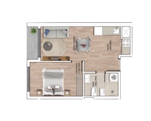 Venta de Apartamento de 1 Dormitorio en La Blanqueada con Barbacoa y más servicios en Montevideo