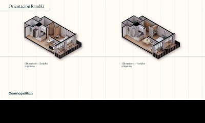 VENTA de Apartamento de 1 Dormitorio en Parque Rodó C900-314